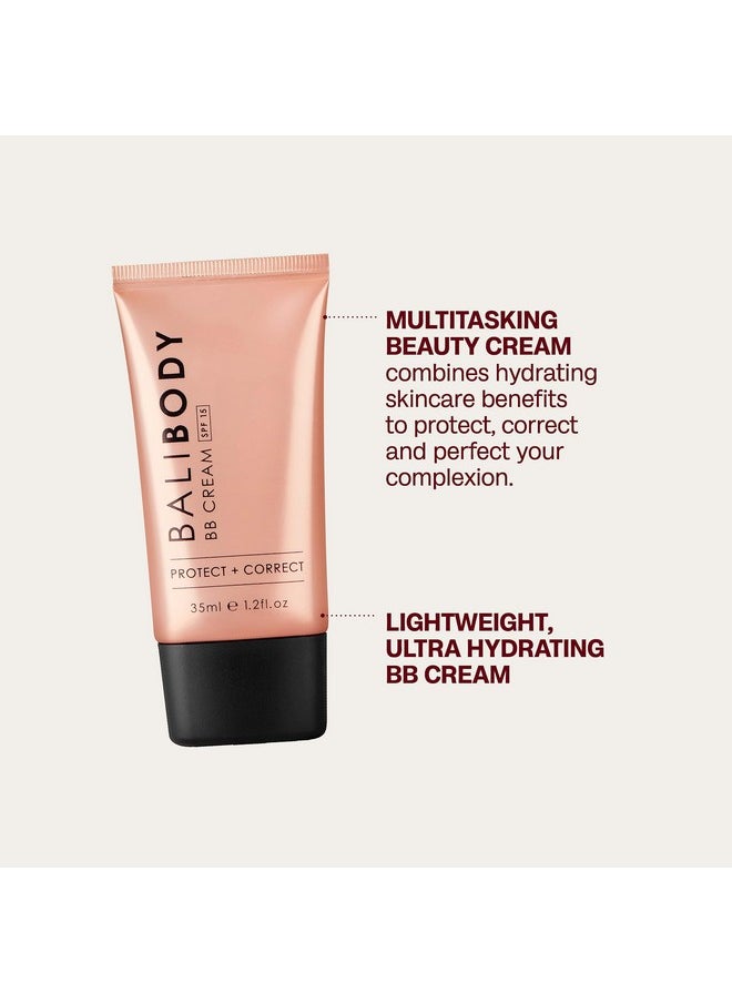 Bali Body Bb Cream Spf15 Tan Tinted Sheer Face Cream Featuring Hyaluronic Acid & Marine Collagen Crueltyfree Paraben Free (35 Ml/1.2 Fl Oz)  - Image 3