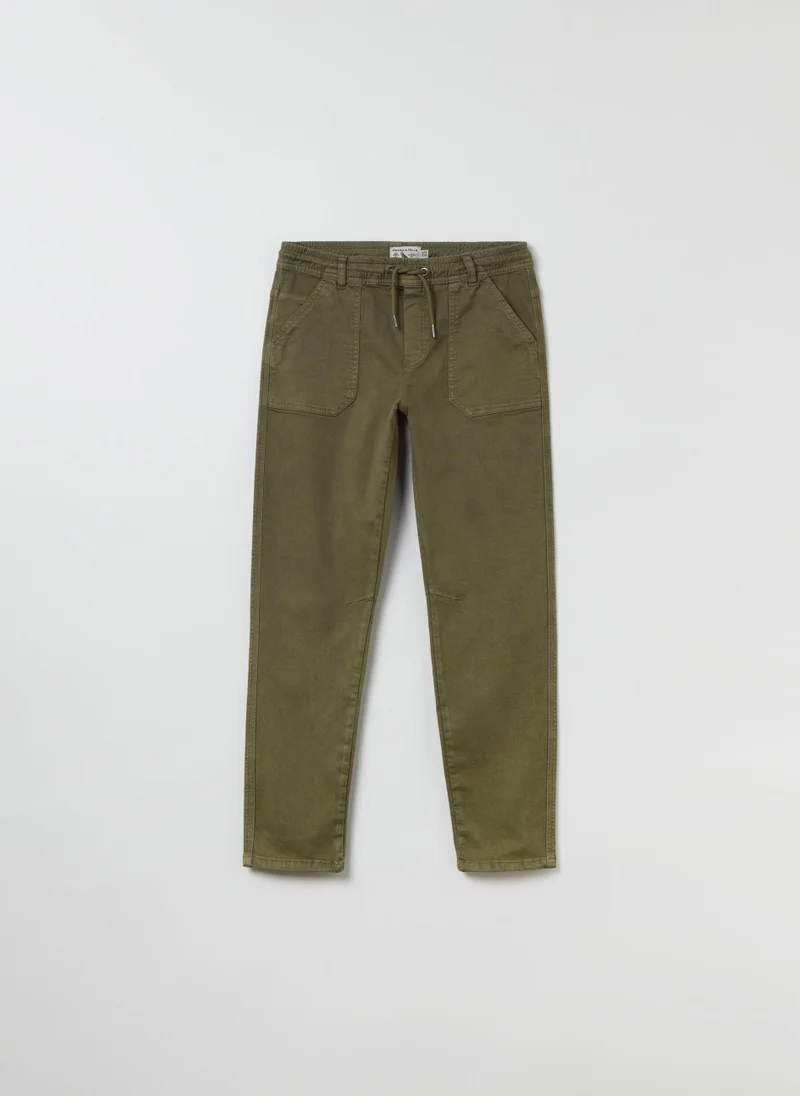 Ovs OVS Grand&Hills Cotton And Lyocell Joggers