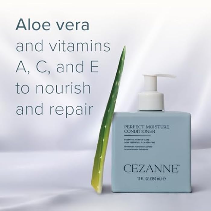 Cezanne Perfect Moisture Conditioner – Deep Hydrating & Frizz?Free, Keratin & Quinoa – 12 fl oz - Image 4