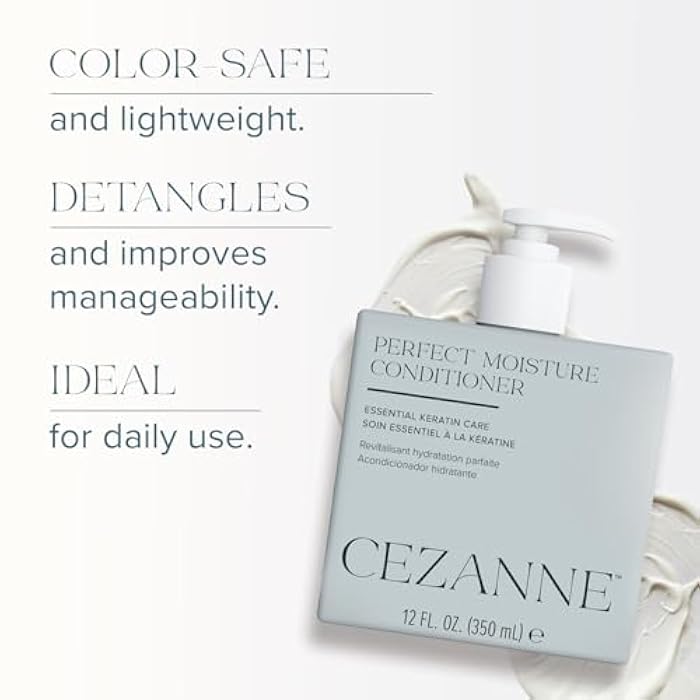Cezanne Perfect Moisture Conditioner – Deep Hydrating & Frizz?Free, Keratin & Quinoa – 12 fl oz - Image 3