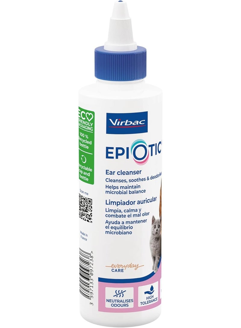 Virbac Ear Care Bundle for Dogs & Cats | Epi-Otic Ear Cleaning Solution 125ml + Easotic Ear Drops 10ml | Complete Ear Hygiene & Relief Pack - Image 5