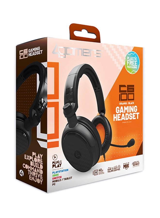 4GAMERS C6-100 HEADSET - BLACK - Image 2