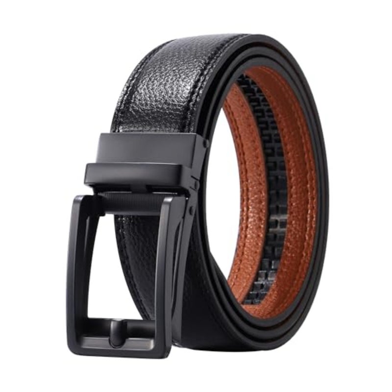 AWAYTR Ratchet Dress Belt for Men - Adjustable Comfort Click Belts for Jeans with Slide Buckle - Image 1