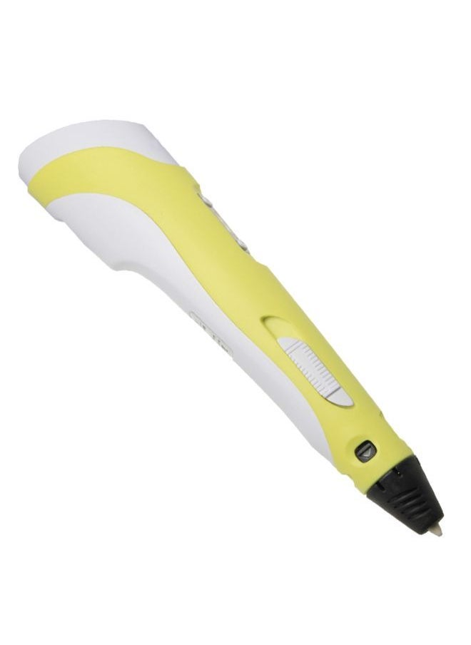 NIBEMINENT - 3D Printing Pen With ABS Holder And 1 Roll 10m PLA Filament Yellow - Image 1