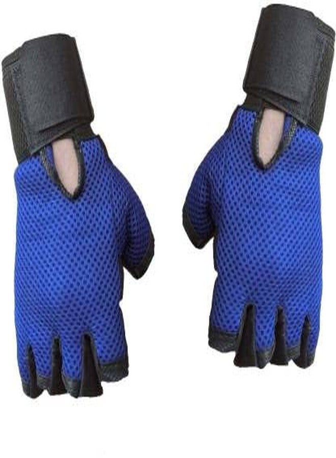 Rny Gym Hand Gloves - Anti-Slip, Padded Workout Gloves with Wrist Support for Weightlifting, Crossfit, Training & Fitness - 2 Pair - Image 3