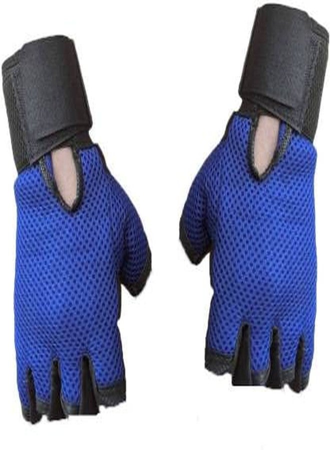Rny Gym Hand Gloves - Anti-Slip, Padded Workout Gloves with Wrist Support for Weightlifting, Crossfit, Training & Fitness - 2 Pair - Image 4