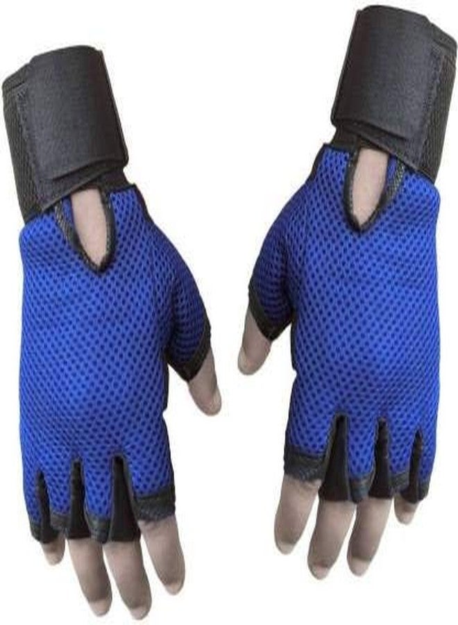 Rny Gym Hand Gloves - Anti-Slip, Padded Workout Gloves with Wrist Support for Weightlifting, Crossfit, Training & Fitness - 2 Pair - Image 2