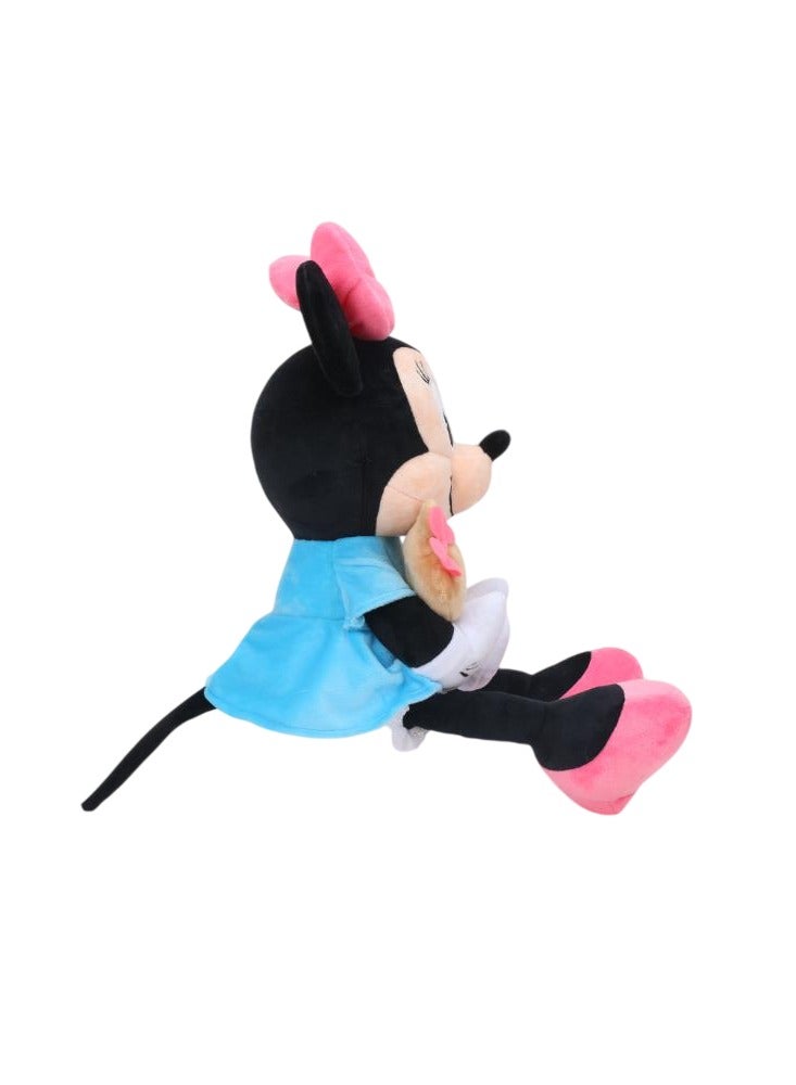 ديزني مجموعة ديزني ميني دمى محشوة "عناق وحب" بحجم 18 بوصة | دمية ناعمة | ميني ماوس - Image 2