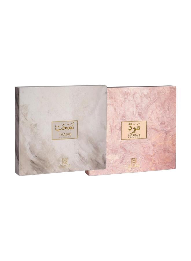 Ahmed Al Maghribi Bakhoor Taajab (6 Tabs) & Bakhoor Marrah (6 Tabs) – Bundle of 2 - Image 1