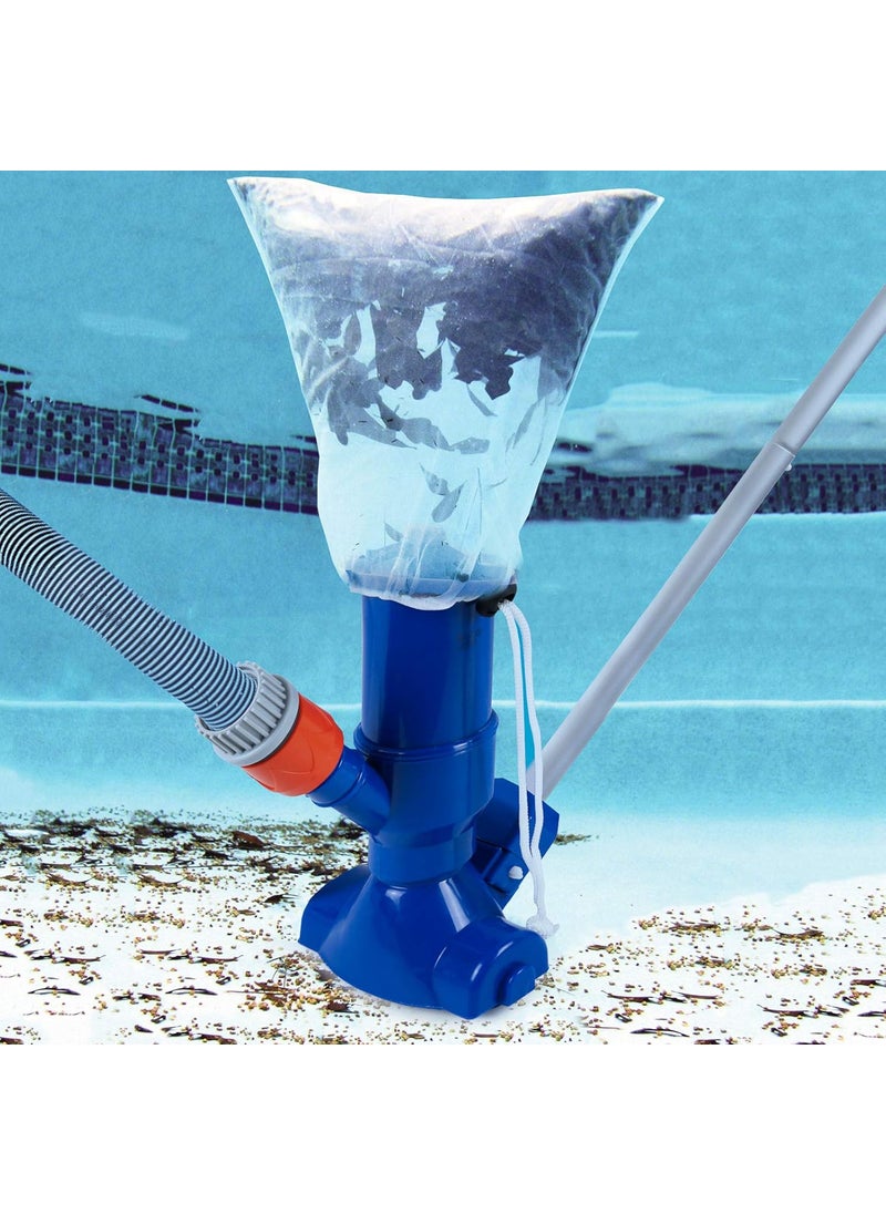 Greenco Greenco Portable Pool Vacuum Jet Cleaner w Brush and Detachable 5 Section Pole with a Filter Bag Ideal for Above Ground and Inflatable Pool Spa Pond Waterfall  Swimming Pool Vacuum Cleaner  - Image 3