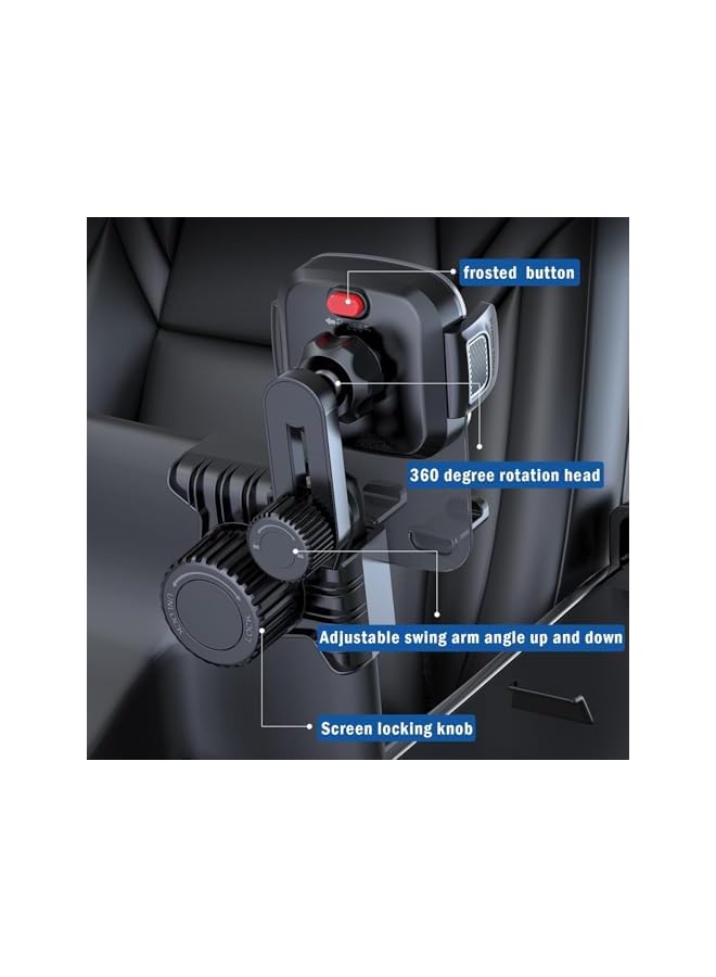 S-TOP Phone Mount, Strong Magnetic Car Mobile Phone Holder with Universal Compatibility for Model 3 Y, 360° Adjustable Rotating Stand for All 4 to 7.2 Inch Mobile Devices - Image 3