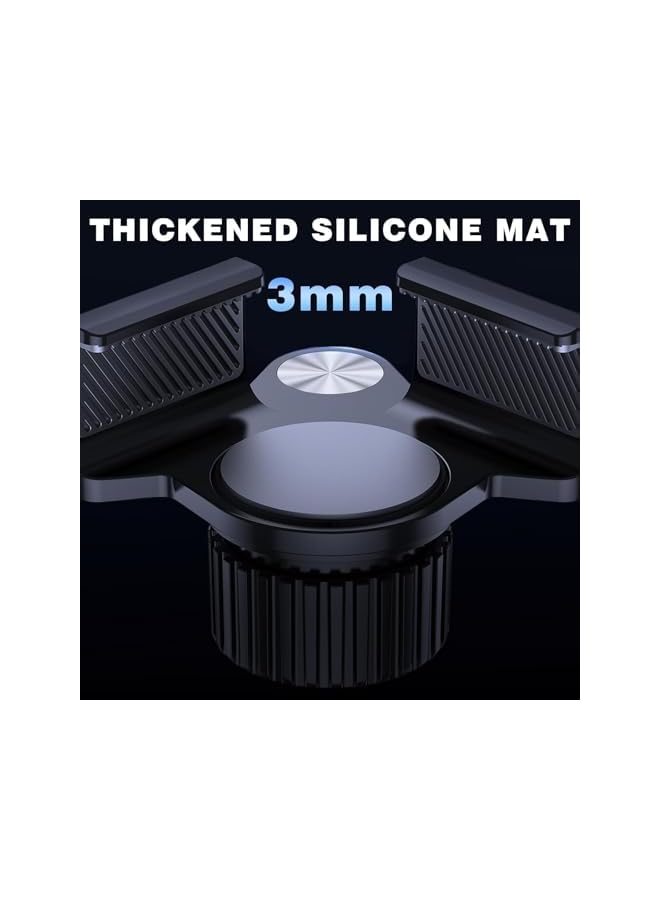 S-TOP Phone Mount, Strong Magnetic Car Mobile Phone Holder with Universal Compatibility for Model 3 Y, 360° Adjustable Rotating Stand for All 4 to 7.2 Inch Mobile Devices - Image 4