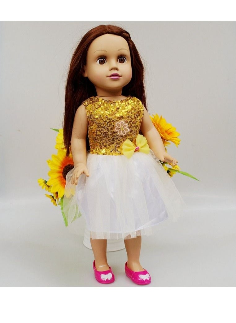Y&D American Girls Simulated Doll Toys Blink Doll Children's Music Toys Can Stand 18inch  - Image 2