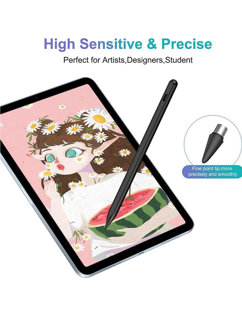 ELTRAZONE - Stylus Pens for Touch Screens,2022 Stylus Pen for ipad, iOS and Android with Dual Touch Screen Rechargeable Stylus Pencil for Apple iPad/iPhone/iPad Pro/iPad Mini/Android/Samsung Tablet for Pr - Image 1