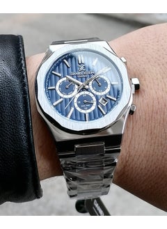 DANIEL KLEIN Silver Steel Strap Men's Wristwatch Waterproof  - Image 3