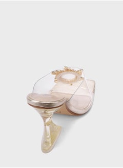 FYOR One Strap Mid Heel Sandals  - Image 5