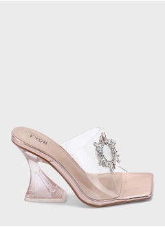 FYOR One Strap Mid Heel Sandals  - Image 1