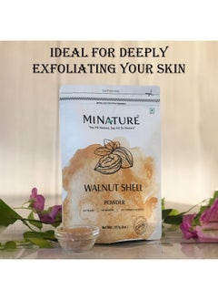 minature Mi Nature Walnut Shell Powder - No Silica Or Any Artifical Additives - For Homemade Natural Scrub Formula| 100% Pure, Natural & Cruelty Free - 227G/1/2 Lbs/8 Oz  - Image 4