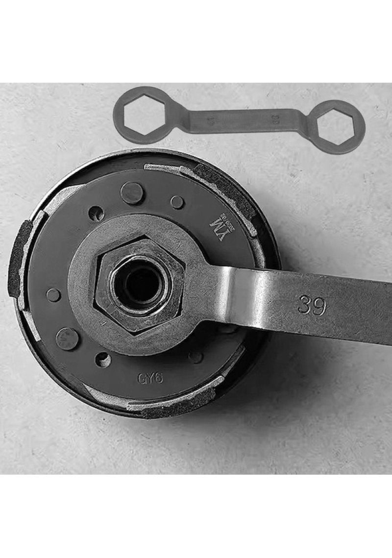 GY6 125 Scooter Pulley Nut Double Head Wrench, Motorcycle Clutch Removal Wrench Tool 39-41 - Image 4