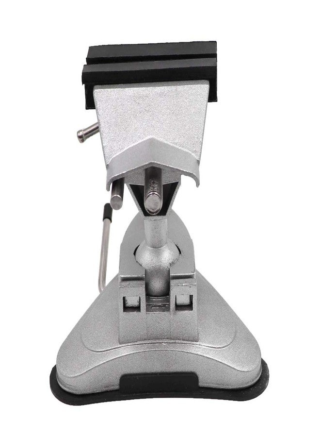 MUDUOBAN Mini Vacuum Base Vise Portable with 360°Swiveling Head and Powerful Suction Multi-Angle Pivoting Small Vice - Image 4