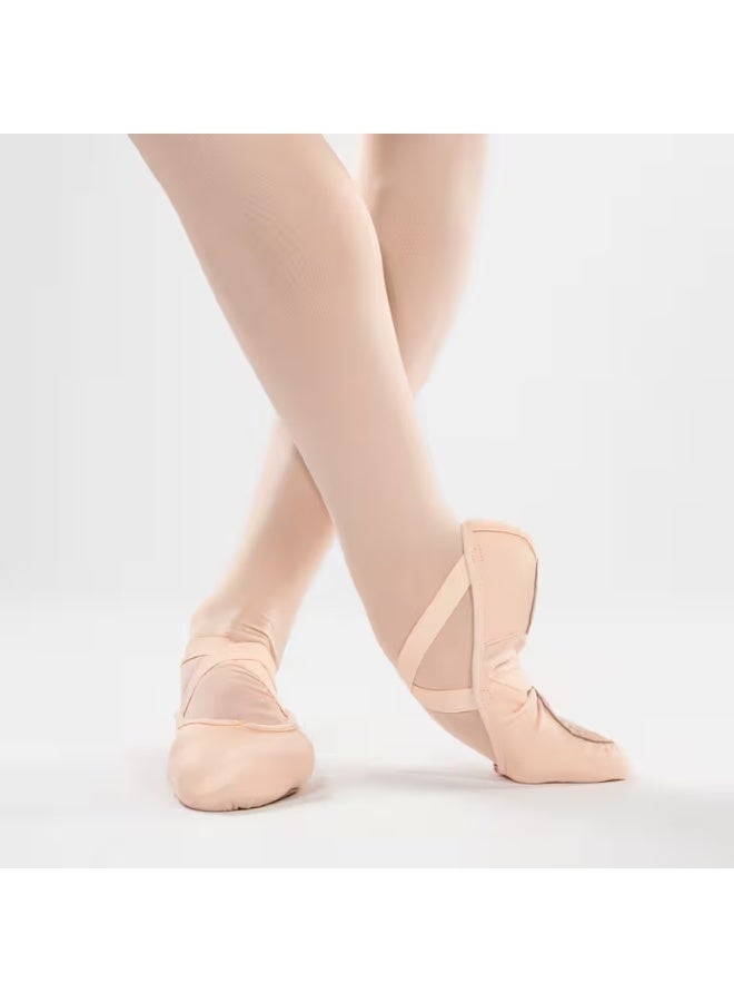 STAREVER Women's Split-Sole Canvas Demi-Pointe Ballet Shoes - Salmon  - Image 4
