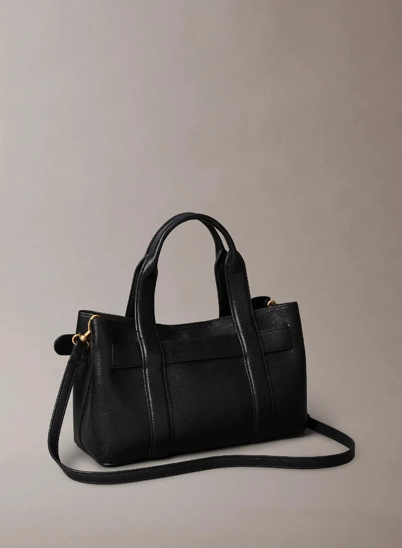 Calvin Klein Black Belted Small Tote Bag for Women | Best Price UAE