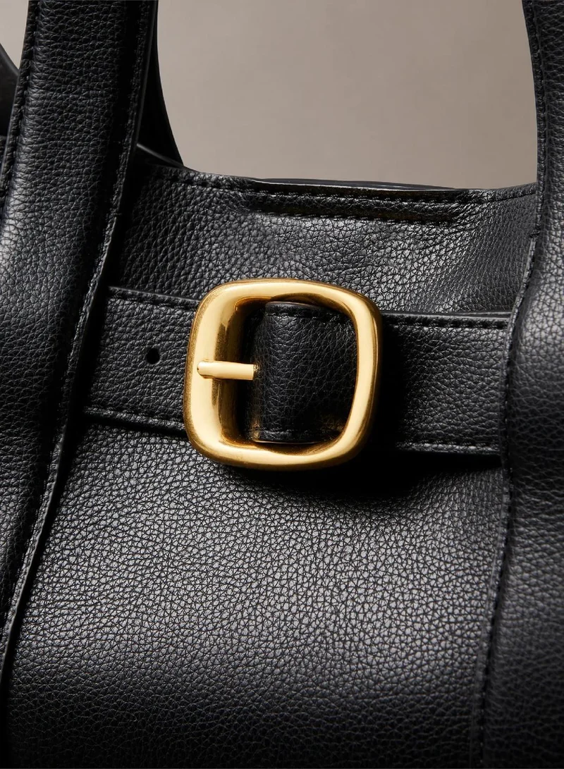 Calvin Klein Black Belted Small Tote Bag for Women | Best Price UAE