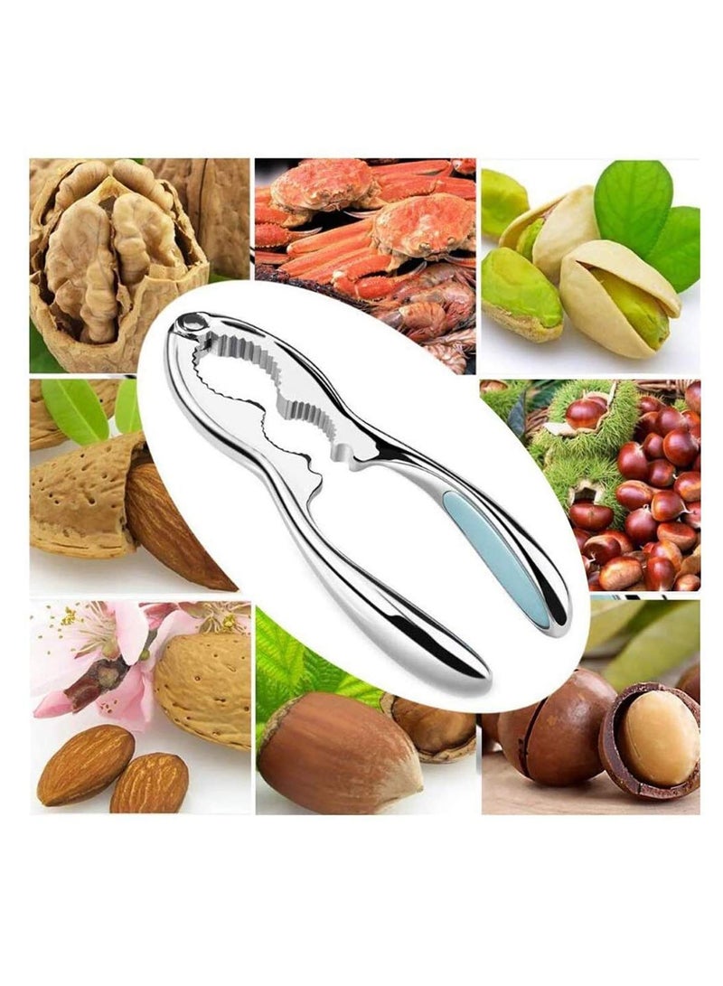 Nutcracker Metal Walnut Cracker Hazel Nutcracker The Nutcracker Pecan Nut Walnuts Heavy Duty Metal Nut Cracker Tool for Shellfish Shell Lobster Crab Hazelnut Walnut - Image 3