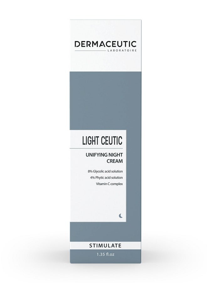 Dermaceutic Light Ceutic Skin Toning Night Cream 40ml 1.35fl. oz