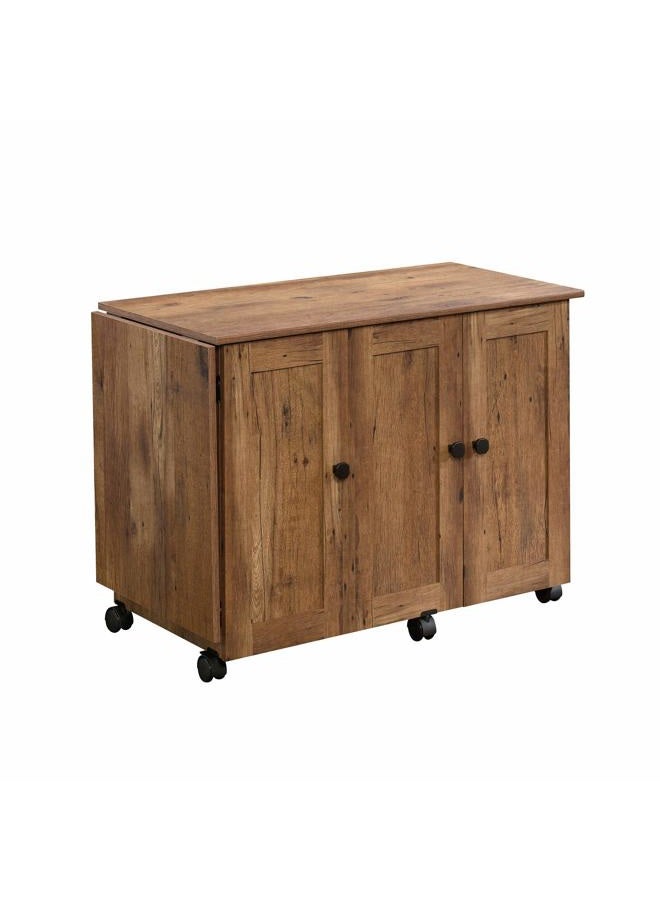 SAUDER Miscellaneous Storage Sewing/Craft Cart/Pantry cabinets, Vintage Oak finish - Image 1