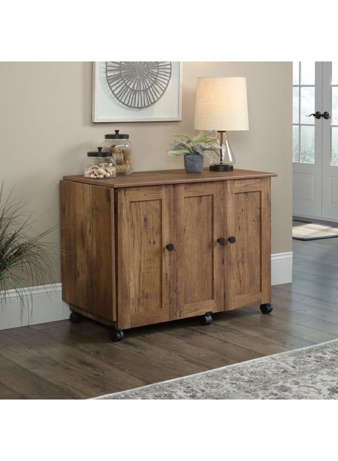 SAUDER Miscellaneous Storage Sewing/Craft Cart/Pantry cabinets, Vintage Oak finish - Image 2