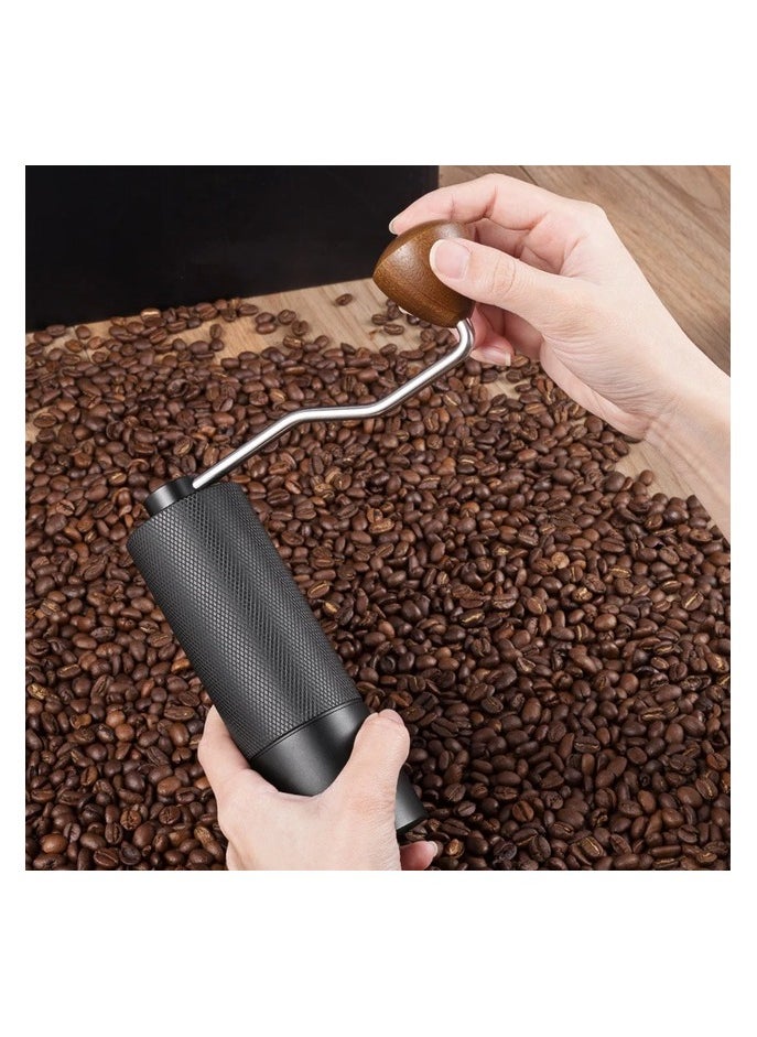 Qahwa Handmade coffee bean grinder with adjustable settings, pointed stainless steel grinding machine  - Image 3