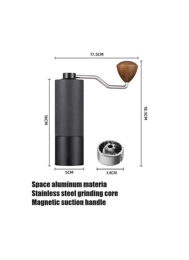 Qahwa Handmade coffee bean grinder with adjustable settings, pointed stainless steel grinding machine  - Image 4