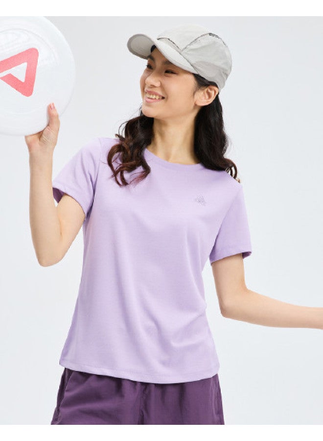 PEAK Vitality T-Shirt | Quick-Dry Tech Sports Round Neck Short Sleeve, Spring/Summer Casual Outdoor Moisture-Wicking Waist-Cinching Top For Women - Image 1