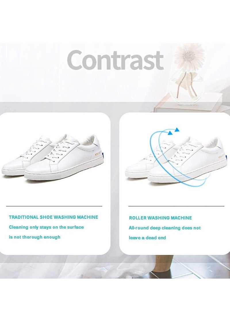 Phone Planet Shoe Washing Machine Small Household, Portable Lazy Washing Machine, 360° Cleaning, 10 Minutes Fast Cleaning, Safe Material Does Not Hurt Shoes Blue/White  - Image 5