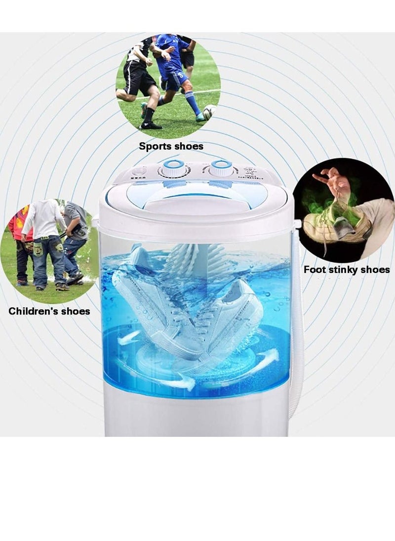 Phone Planet Shoe Washing Machine Small Household, Portable Lazy Washing Machine, 360° Cleaning, 10 Minutes Fast Cleaning, Safe Material Does Not Hurt Shoes Blue/White  - Image 1