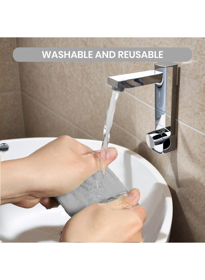 Car Windshield Cleaning Tool, Upgraded Windshield Cleaner with 6 Washable and Reusable Microfiber Pads and 1 ps spray bottle and Extendable Handle for Auto Glass Wiper, Green - Image 4