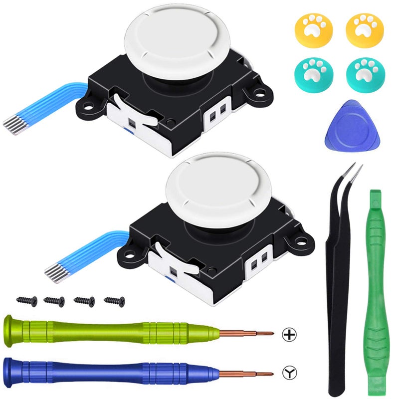 HYNNIO Replacement Joystick for Nintendo Switch lite, Repair Joystick Replacement Tool Kit for Switch lite and Nintendo Joycon Controller - Image 1
