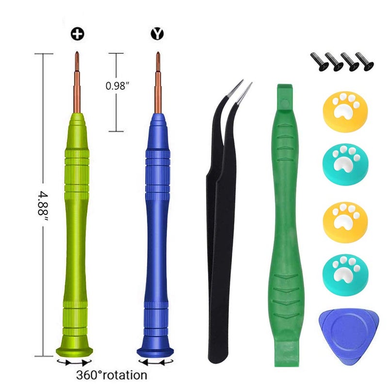 HYNNIO Replacement Joystick for Nintendo Switch lite, Repair Joystick Replacement Tool Kit for Switch lite and Nintendo Joycon Controller - Image 4