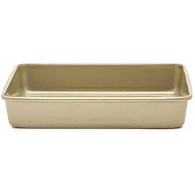 بيرجنر صينية تحميص مستطيلة من الفولاذ الكربوني Bakeright Pro بطول 28 سم × عرض 23 سم × ارتفاع 5 سم، لون بني فاتح - Image 2