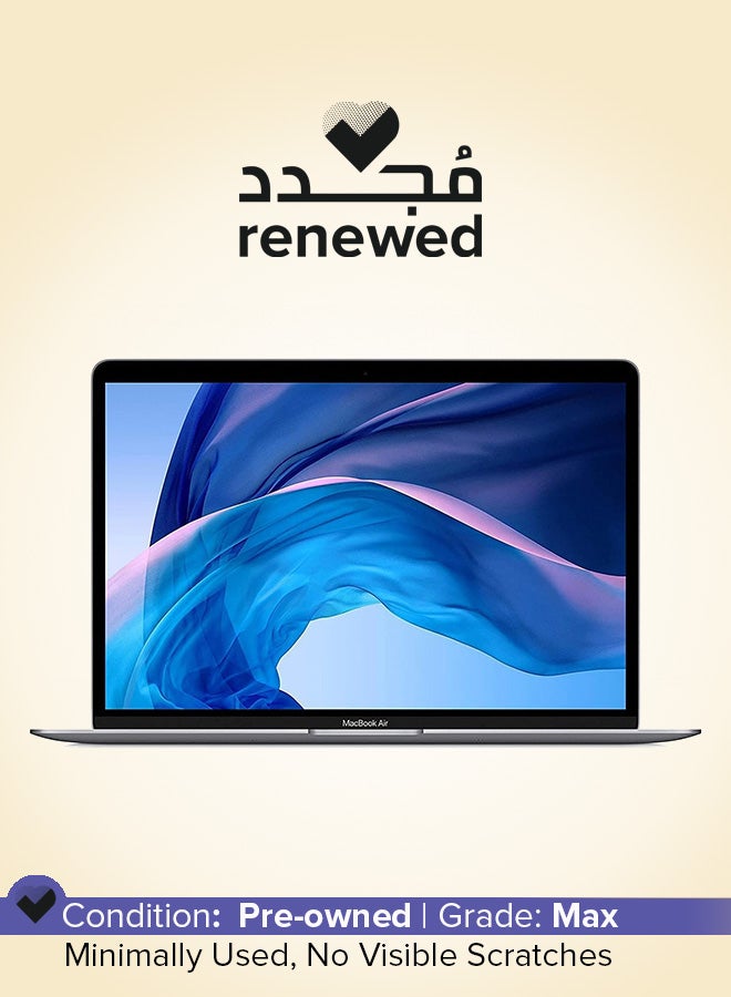 ابل  مجدد - ماك بوك إير 13 بوصة (2020)، معالج i3 بسرعة 1.1GHz، 8GB RAM، 128GB SSD، رمادي فضائي، لوحة مفاتيح QWERTY - Image 1