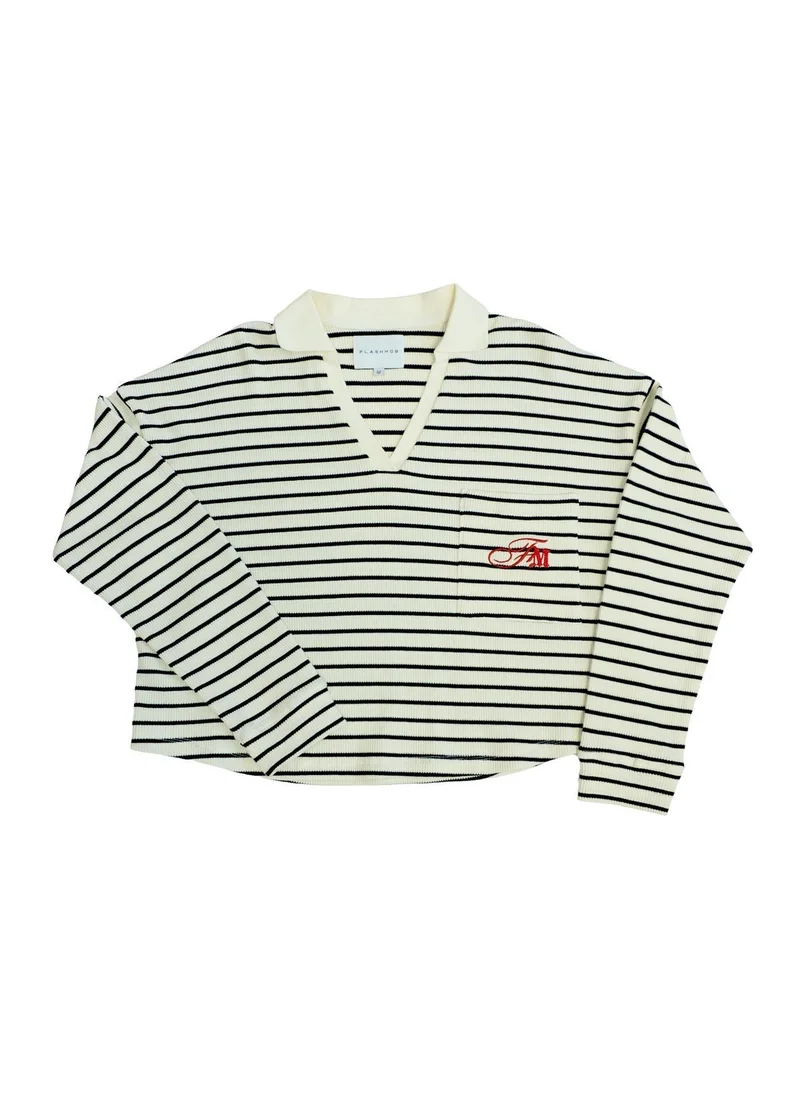 Flashmobnation  Americana Knit Polo for Women | Best Price UAE