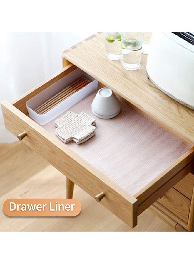 Arabest 2-Rolls Non-Adhesive Cupboard Cabinet Drawer Mat Clear 0.3*3m - Image 5