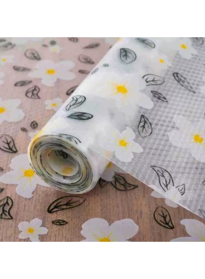 Arabest 2-Rolls Non-Adhesive Cupboard Cabinet Drawer Mat Clear 0.3*3m - Image 1