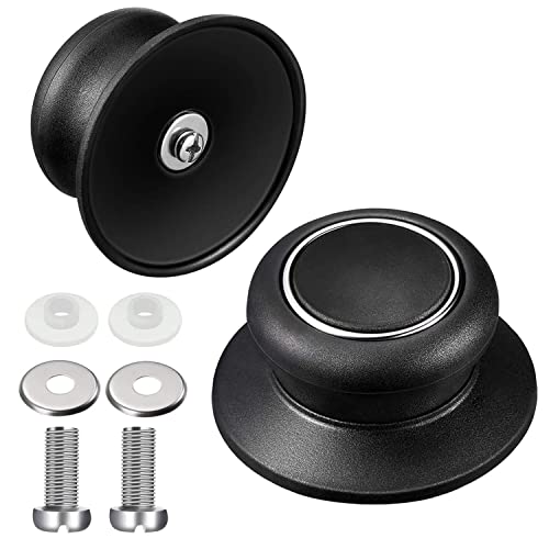 ZUIHUI 2 Pcs Universal Pot Lid Handle Replacement for Crockpot Lids, Pan Lid Replacement Knob Parts, Kitchen Cookware Lid Replacement Knob - Image 1