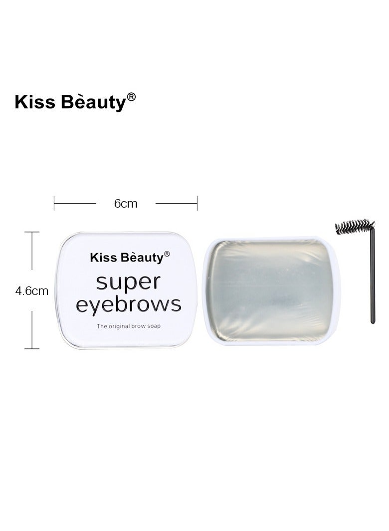 Kiss Beauty صابون الحواجب جل الحواجب مكياج صابون تصفيف الحواجب رفع مقاوم للماء عديم اللون وشفاف صابون النمط - Image 3