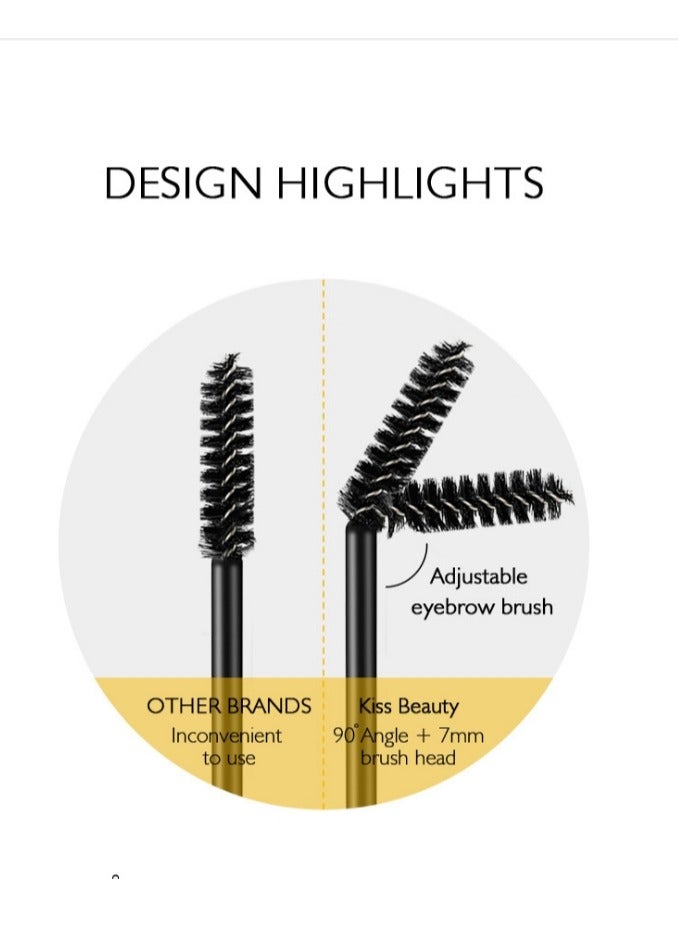 Kiss Beauty صابون الحواجب جل الحواجب مكياج صابون تصفيف الحواجب رفع مقاوم للماء عديم اللون وشفاف صابون النمط - Image 4