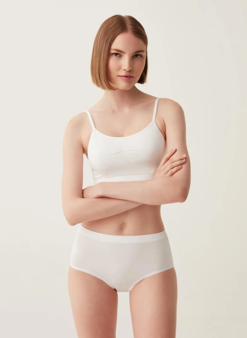 او في اس Ovs The One High-Waisted Seamless Briefs