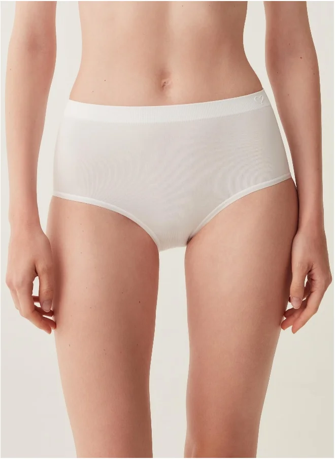 او في اس Ovs The One High-Waisted Seamless Briefs
