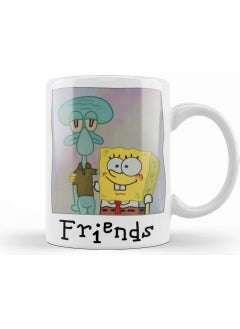 Print Shop Spongebob Squarepants Vintage Spongebob Squidward Mug Porcelain